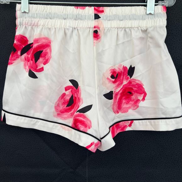 Kate Spade New York roses satin women’s pajama shorts and top set - Picture 7 of 9